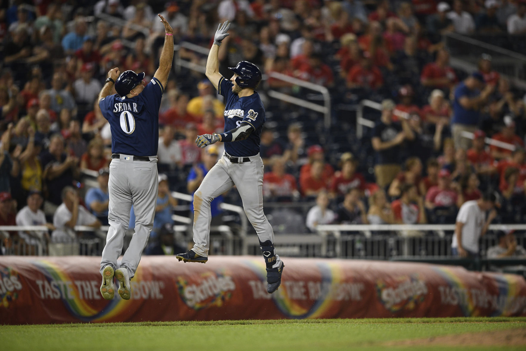 Brewers Nationals Baseball